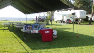 Info booth close up